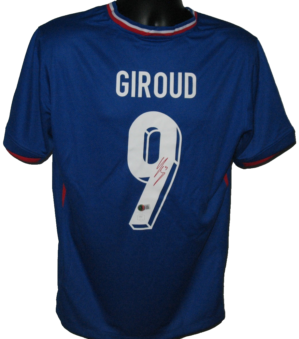 Olivier Giroud Signed Autograph Nike Dri Fit Jersey BAS Certified