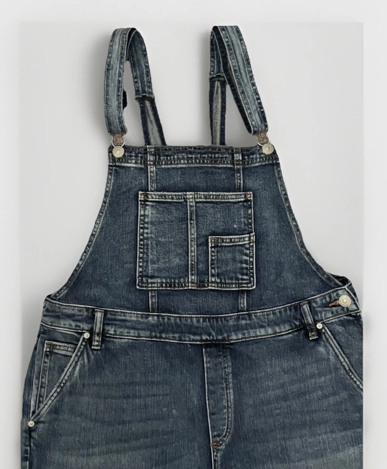 Mono vaquero plateado para mujer talla grande elástico pierna cónica cremallera lateral 38x27 Foto 3 de 4