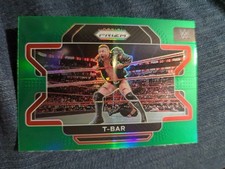 2022 Panini Prizm WWE Green Prizm T-Bar #32 Wrestling Card 