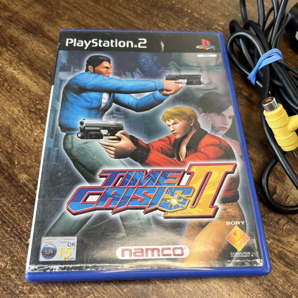 SONY PLAYSTATION PS1 PS2 LIGHT GUN BLASTER CONTROL Logic 3 Kickback P99G2 & Game - Image 3 of 4