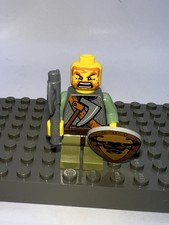 LEGO Mismatch Medieval Viking Warrior Minifigure Axe Shield