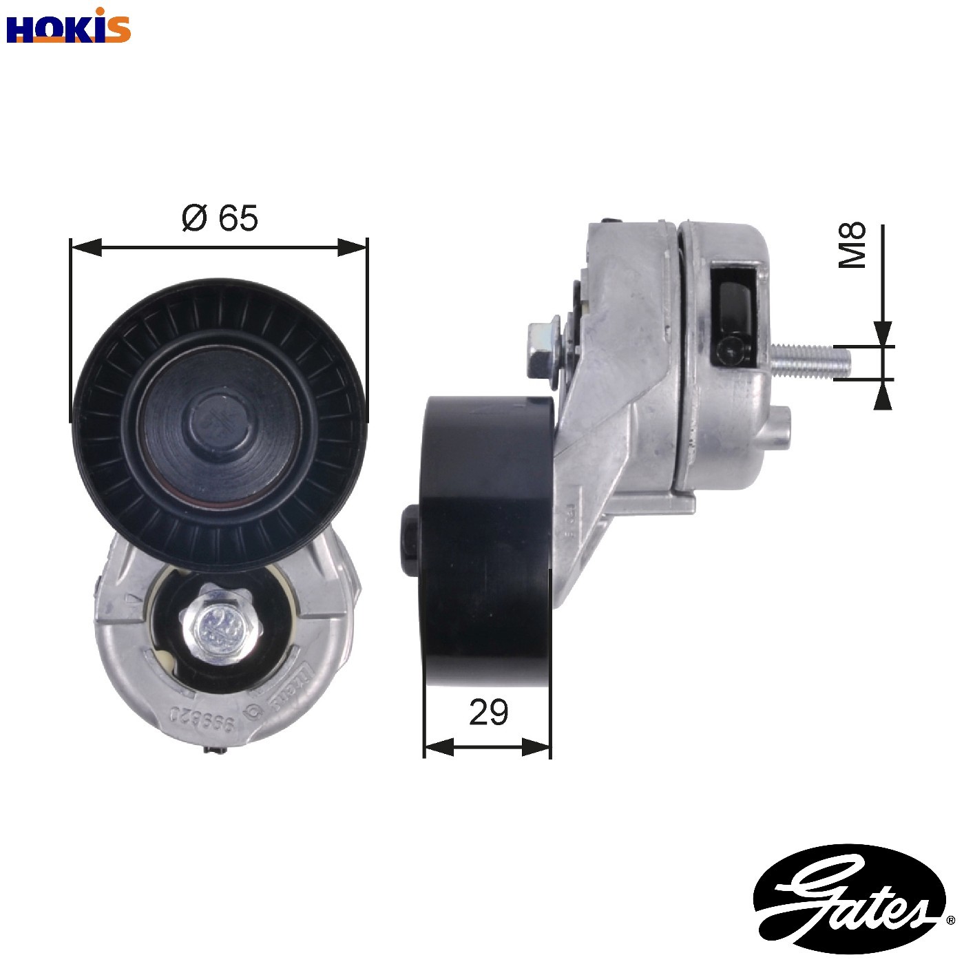 BELT TENSIONER VRIBBED BELT T38356 FOR ALFA ROMEO FIAT MAREA/Weekend BRAVO 2.0L