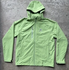 Allen & Company Sun Valley Idaho 2024 Green Hooded Coat Jacket Mens sz Large