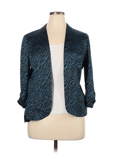 Alex Evenings Women Green Cardigan XL