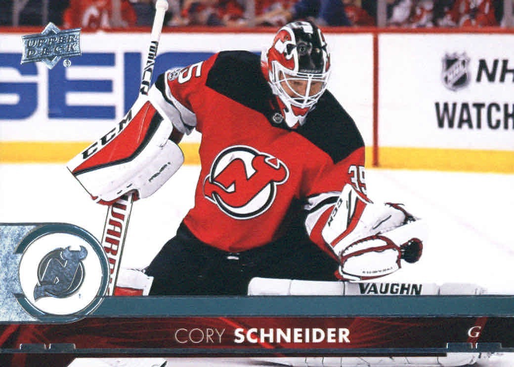 Cory Schneider #18 2015-16 Upper Deck Black Hockey