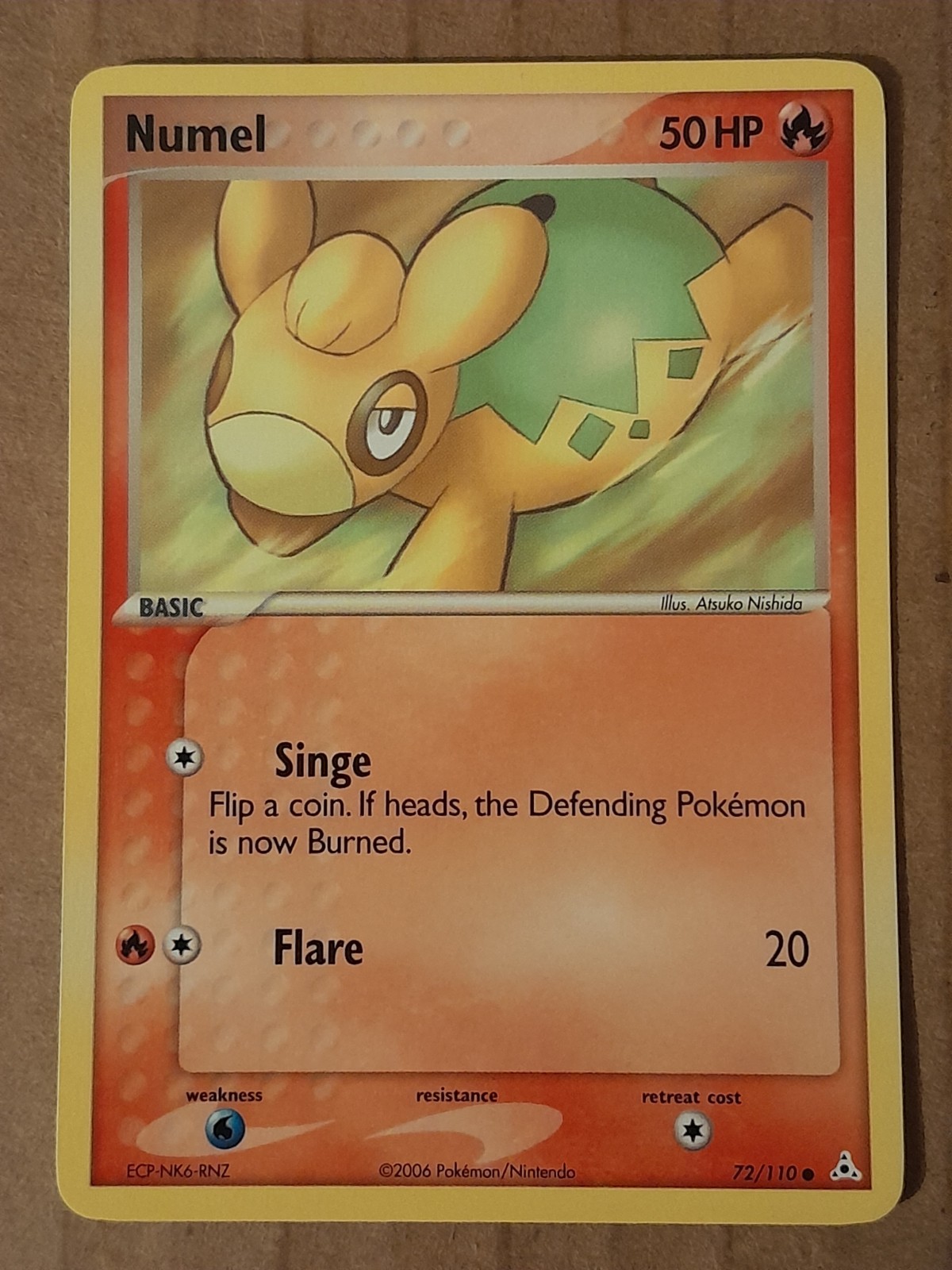 Pokemon Numel 72/110 ex Holon Phantoms NM-MT See Pictures