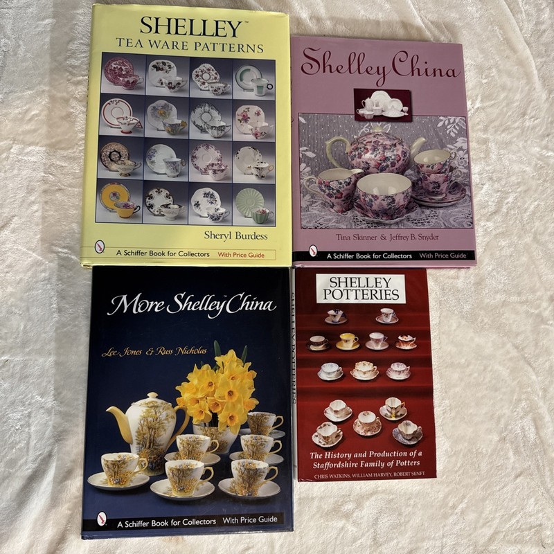 Lot Of 4 Shelley Pottery Books For History And Price Guide