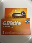 Gillette Fusion5 Razor Refills 4 Count (1 Pack) New Sealed Authentic — photo 1