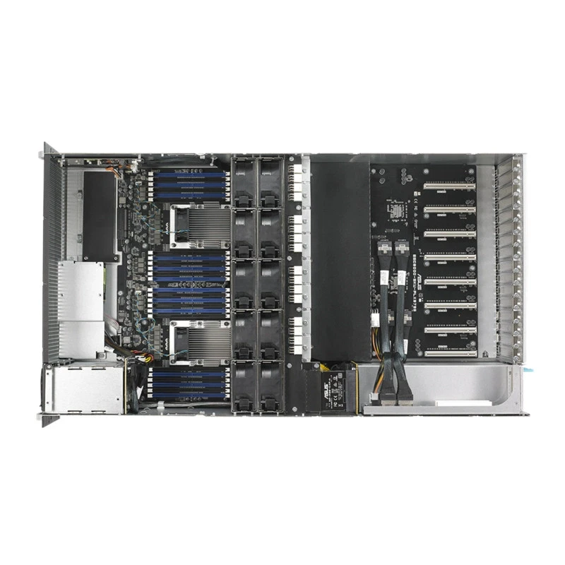 ASUS ESC8000-G4 8GPU 8X2.5" Server/3X 2200W PSU/2X8160 CPU/1T 2400MHz RAM - Image 3 of 4