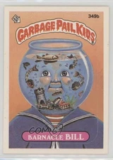 1987 Topps Garbage Pail Kids Series 9 Barnacle Bill (two star back) #349b 0nr3