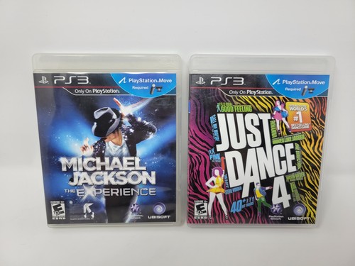 Michael Jackson: The Experience & Just Dance 4 PlayStation 3 Complete CIB Tested - Picture 1 of 12