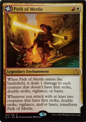 165/196 PATH OF METTLE / METZALI TOWER OF TRIUMPH RARE RIVALS OF IXALAN MTG CARD