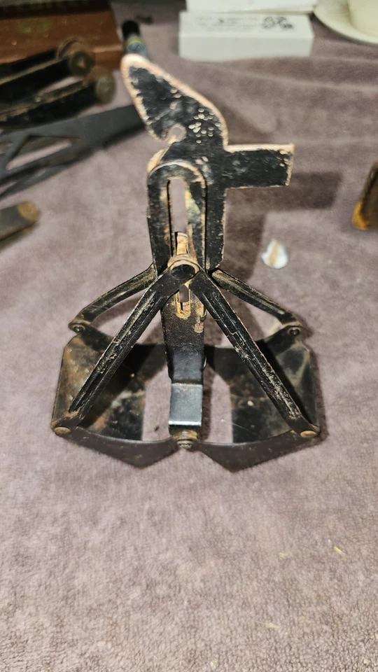 NYLINT CLARK MICHIGAN Grúa Metal Juguete CUBO Almeja Carcasa ORIGINAL 1950-60S DOEPKE Foto 3 de 4