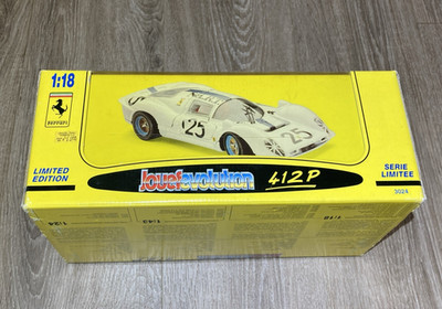 JOUEF EVOLUTION 1:18 FERRARI 412P N.A.R.T. Le Mans 1967  Diecast Die-Cast WHITE