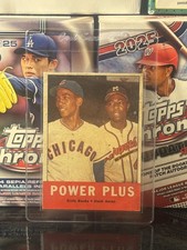 1963 Topps Power Plus Ernie Banks Cubs Hank Aaron Braves #242 HOF
