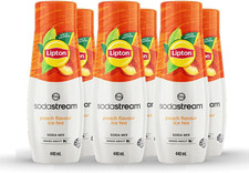 Lipton Iced Tea Peach Soda Drink Mix, Makes 216 Servings, 440Ml, Pack of 6