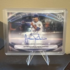 2025 TOPPS TRIBUTE Johan Santana ( METS ) Gary Cohen DUAL AUTO AUTOGRAPH /50 SSP