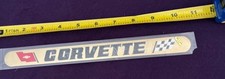 Original Vintage Chevrolet Corvette Raised Sticker Decal NOS