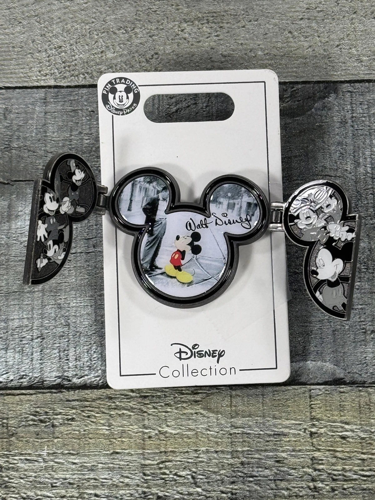 Disney Mickey Mouse Walt Trifold Pin It Was All Started With A Mouse Hinged