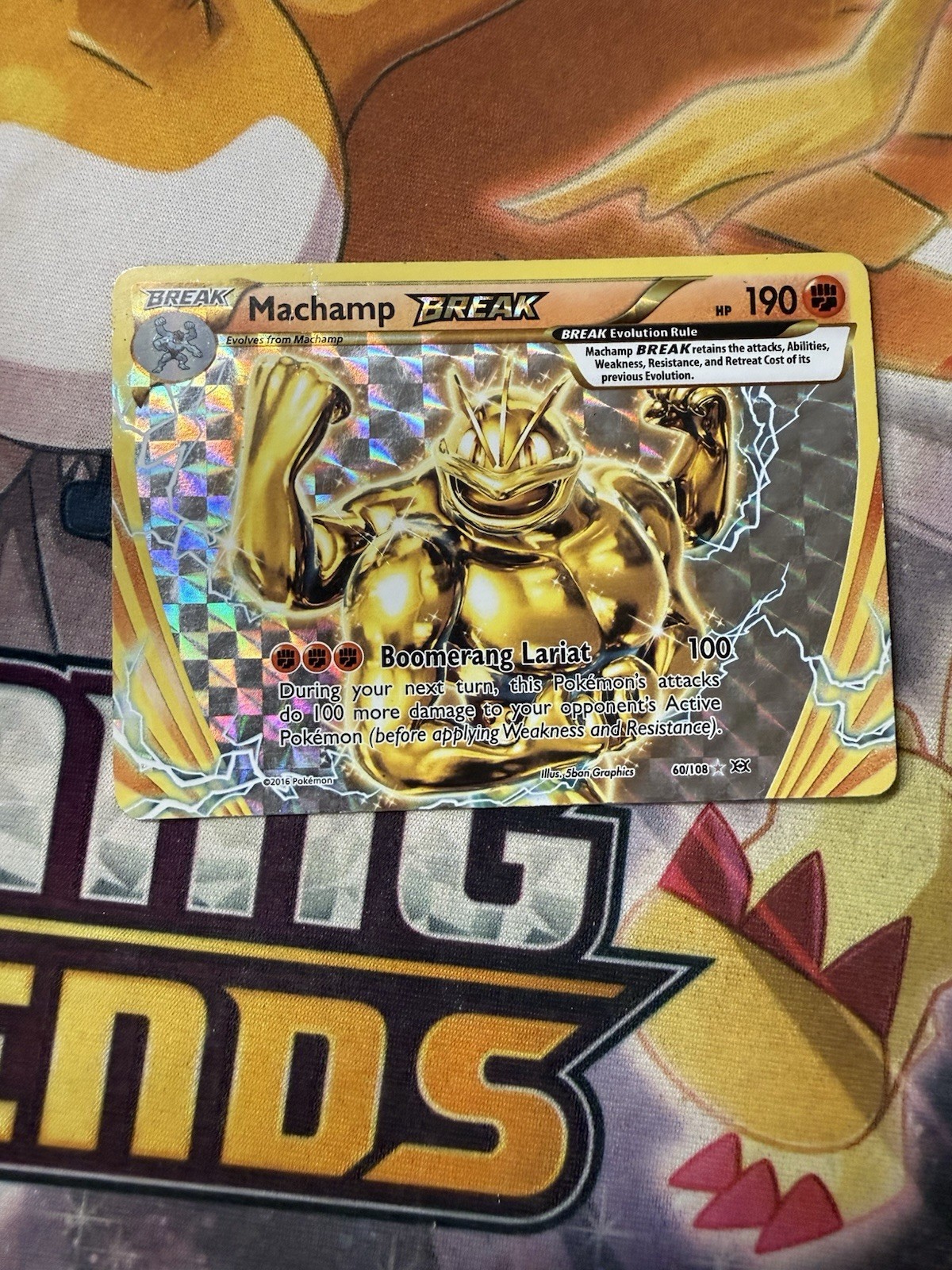 Pokemon TCG - Machamp BREAK 60/108 Evolutions Holo