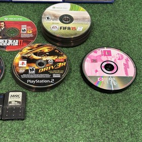 Huge 121 Video Game Lot UNTESTED AS IS- Wii Nintendo PlayStation Xbox PS4 PS1