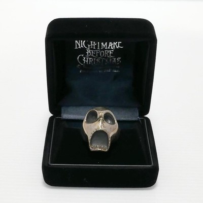 The Nightmare Before Christmas Jack Skellington Silber 925 Ring mit Box