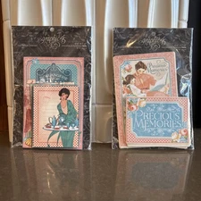 Graphic 45 Journaling & Ephemera Cards Bundle of 2 Sets 64 Pieces Total!