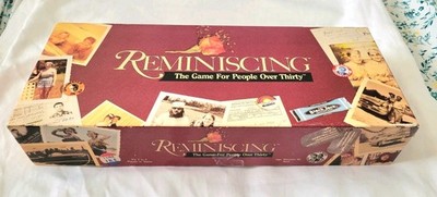 Reminiscing The Game For People Over Thirty Board Game New
