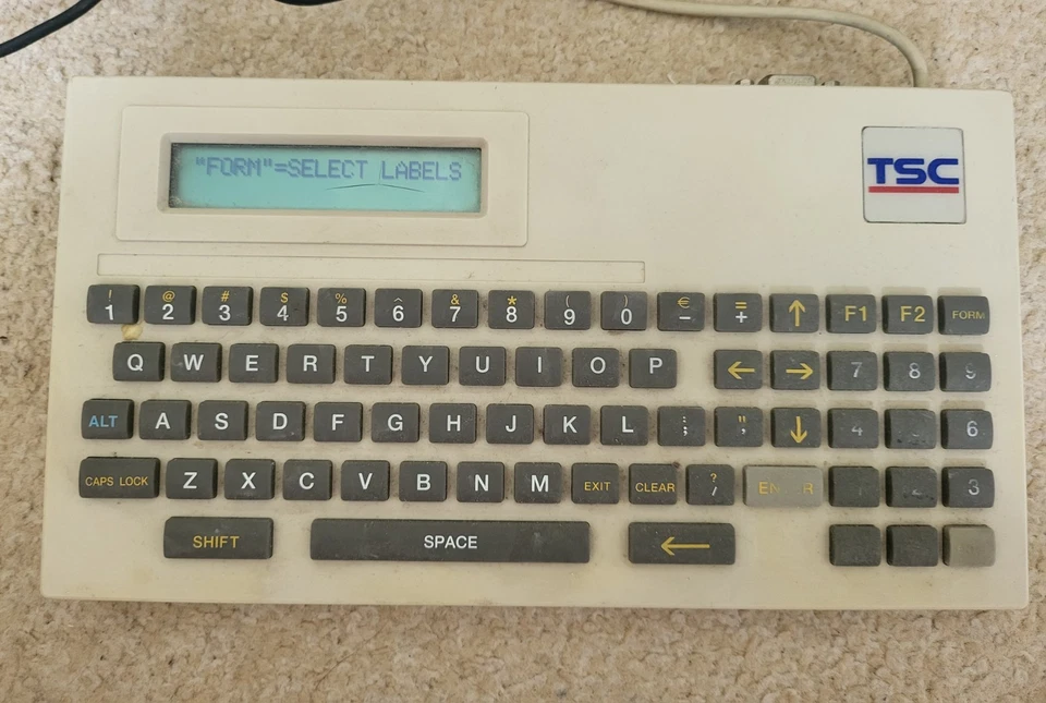 TSC Keyboard KP-200 Plus Thermal Label Printer Shortcuts Zebra Kroy Printing - Image 4 of 4