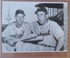 Detroit Tigers Al Kaline unsigned Vintage Photo First Day with Tigers 6-23-1953