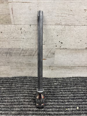 T55 3/8'' Drive Extra Long 110mm Tamper Torx Star Security Bit Socket S2 T55