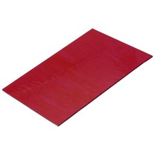 Red Stained Glass Mosaic Tile Sheet 7.9 x 5.9 Inch Glass Art Decor Stained