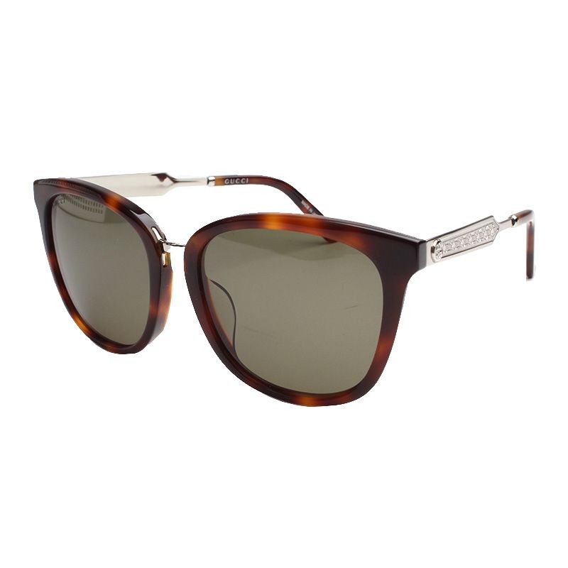 Gucci Leopard Silver Pattern Sunglasses 100783041 - image 1