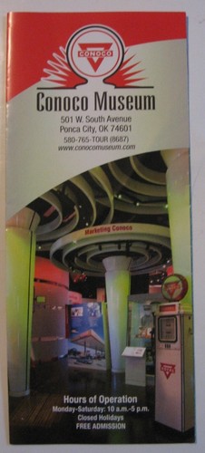 Conoco Museum Tour Pamphlet Ponca City Oklahoma
