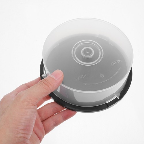 Seau Vide Pour CD Support Stockage Boîtes Rangement Avec Couvercles - Afbeelding 11 van 12