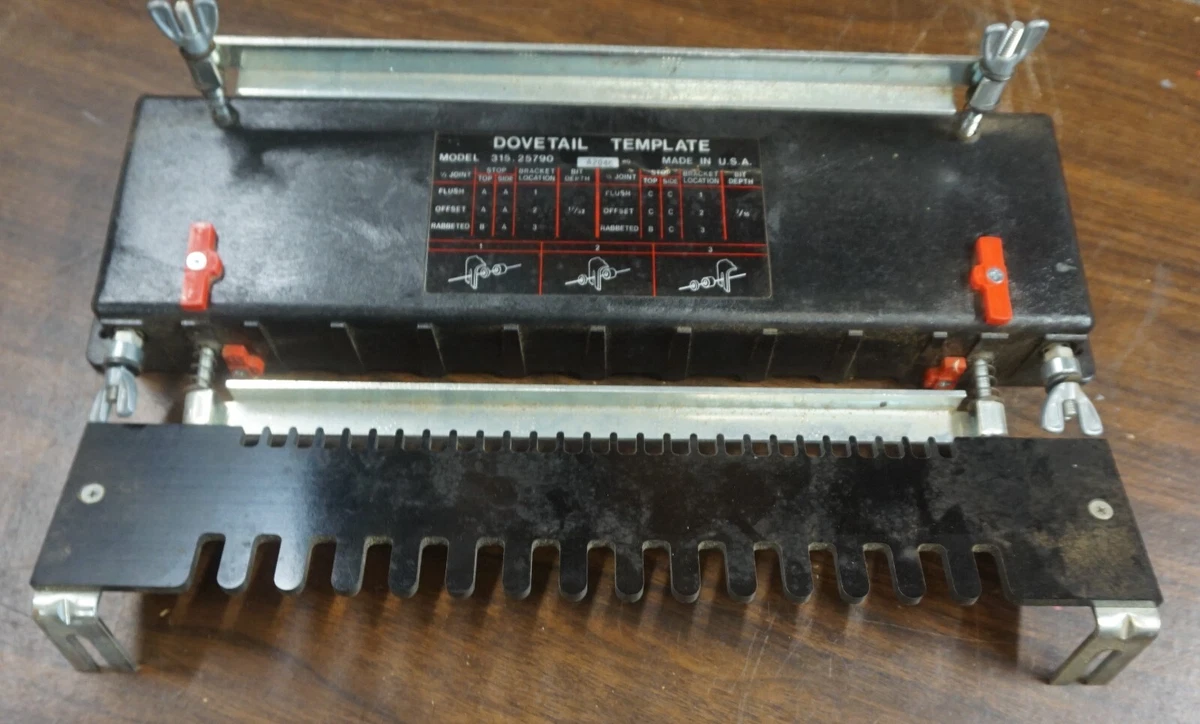 Dovetail template model 315.25790 deals