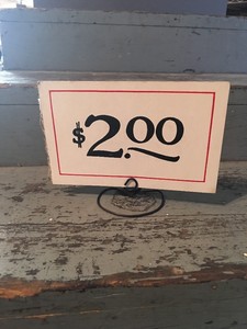 vintage 1930s country candy store sign stand 2 5 5 x 3 5 ebay