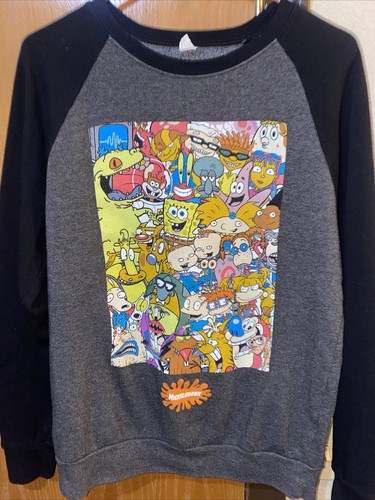 Real Monsters Ren And Stimpy Rocko's Modern Life Nickelodeon Cartoon sweatshirt