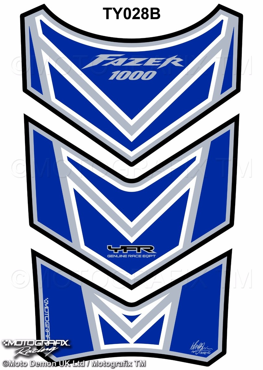 Yamaha Fazer 1000 FZS 2001 - 05 Motorcycle Tank Pad Motografix 3D