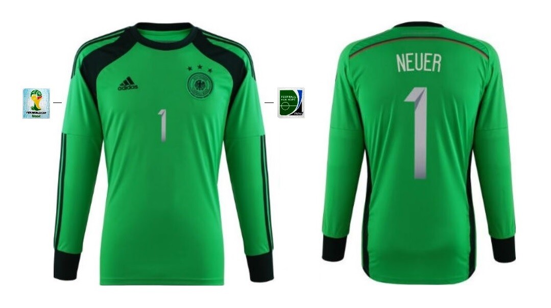Trikot Adidas DFB WM 2014 Home Torwart - Neuer 1 I Heim