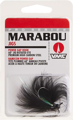 VMC Pro Series Marabou Hair Jig - Choose Color & Size 1/16 thru 1/4 - NEW!