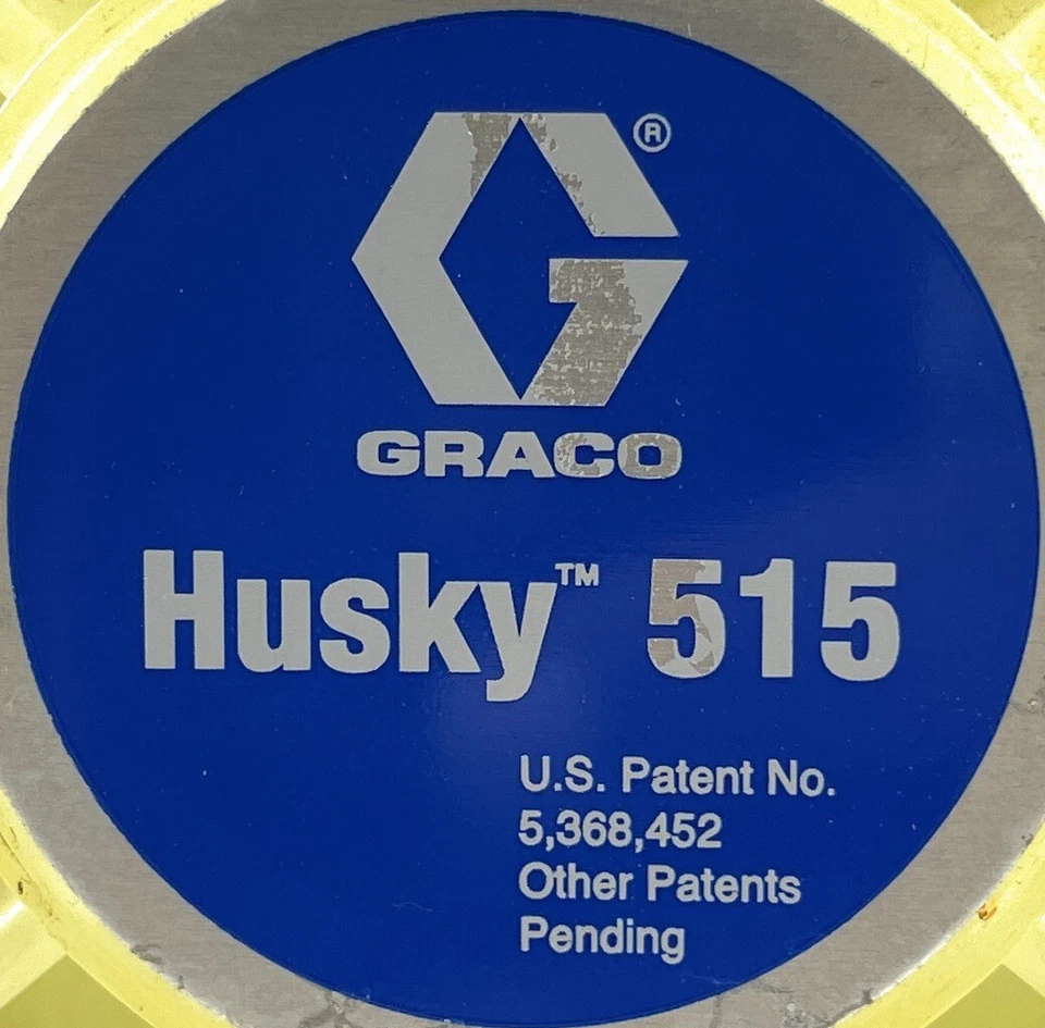 Graco Husky 515 D52911 PP 1/2'' NPT Double Diaphragm Pump PTFE Air Operated - Image 2 of 4