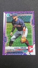 2021 Bowman Chrome Gabriel Arias Purple Mojo Refractor /250 #BCP-172