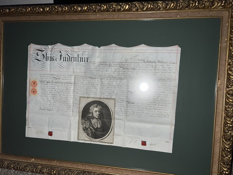 Antique 1884 Land Indenture Amersham , Kent UK Hot Wax Stamps/revenue Seals