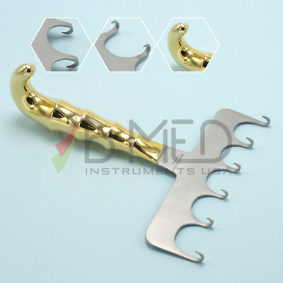 OR Grade Yancoskie Abdominal Retractor 6 Sharp Prongs Abdominoplasty Surgery 