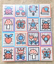 Vintage 1972 Hallmark Scrapbook Photo Album Ladybugs, Mushrooms, Flowers,...