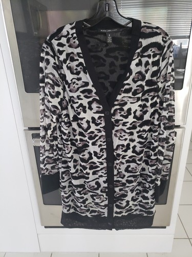 Chicos Black Label Leopard Cardigan 2 