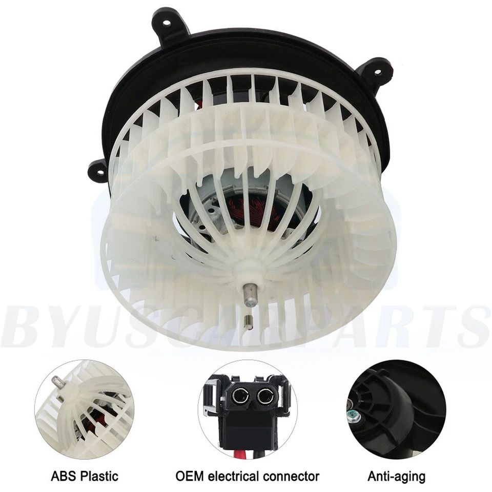Heater Blower Motor Fan For 2007-2009 Mercedes-Benz E550 E280 CLS350 E63 AMG - Image 2 of 4