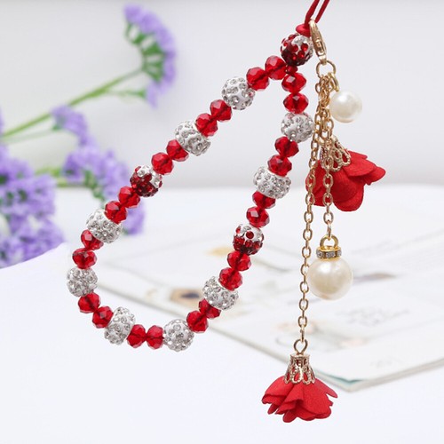 Cell Phone Strap Charm Decorative Phone Chains Rhinestone Imitation Pendant - 第 11/11 張圖片