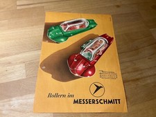 Messerschmitt Kabinenroller KR 175 Prospektblatt, DIN A 4, gelocht